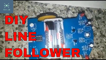 DIY LINE FOLLOWER ROBOT || HOW TO MAKE A LINE FOLLOWER ROBOT || D2-1 INTELLIGENT TRACKING CAR
