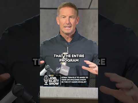 Joel Klatt on what to expect from the Cy-Hawk game 👀🏈 #iowahawkeyes #iowastatecyclones
