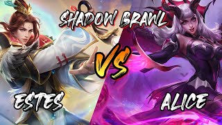 Estes Vs Alice  Shadow Brawl  Mobile Legends Bang Bang