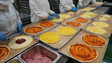 Cheese pizza factory - korean street food