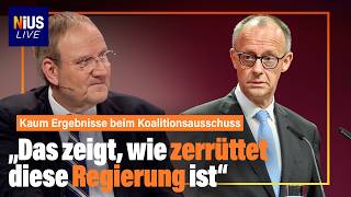 Bas demontiert Merz beim DGB – Koalitionsgipfel endet mit nichts | NIUS Live