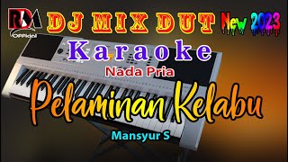 Pelaminan Kelabu - Mansyur S || Karaoke [Nada Pria] Dj Mix Dut Orgen Tunggal Terbaru 2023