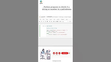 Python | Palindrome #python #palindrome #programming #shorts