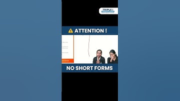 ⚠️ATTENTION❗ NO SHORT FORMS