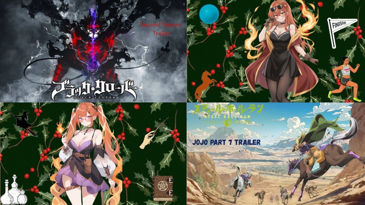 Reaction} Black Clover Season 2 & JoJo Bizarre Adventure Part 7