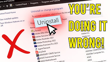A Perfect Way To Uninstall | TechnoWorld #54