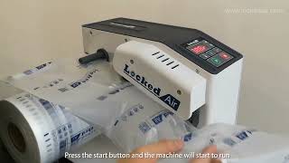 Air cushion machine operation | How to use air pillow machine