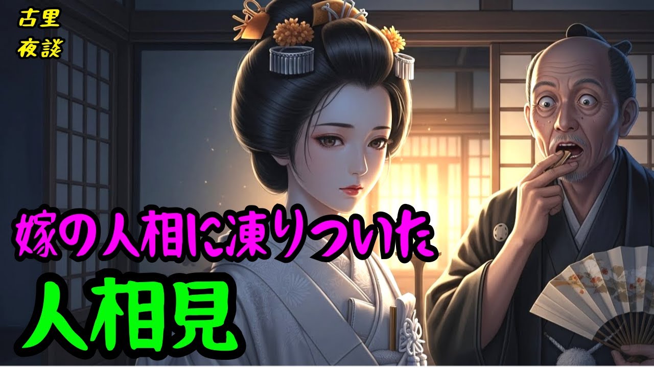 嫁の人相に凍りついた人相見――その顔に隠されていた真実とは  昔話 ｜ 民話 ｜ オーディオブック ｜ 伝説 ｜ 説話 ｜ 夜譚