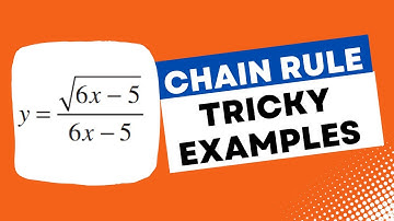 CHAIN RULE  To Find Derivatives (2 Tricky Examples) | Maths Methods