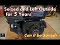 Seized Predator 212 Engine - Sitting outside for 5 years - Can it be saved?