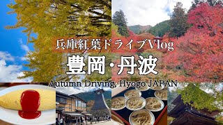 兵庫Vlog【紅葉＆グルメドライブ】豊岡市/丹波市/卵かけごはん但熊/出石そば/高源寺