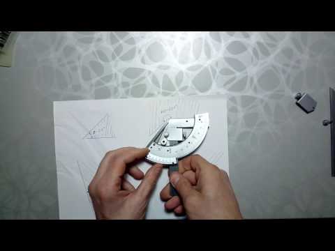Universal 0-320 Degree Bevel Protractor