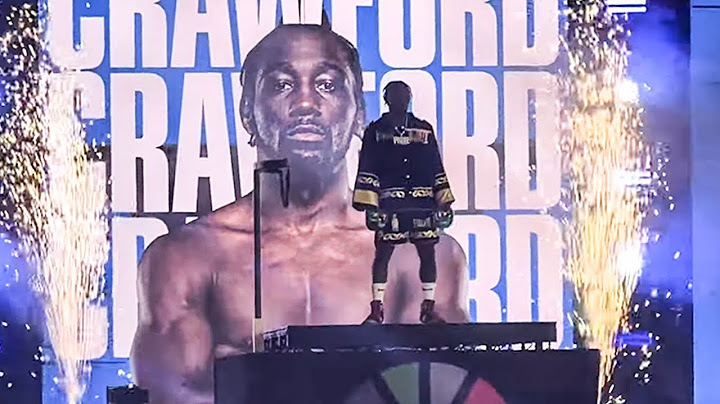 Terence Crawford EPIC RING WALK & FIREWORKS EXTRAVAGANZA vs Israil Madrimov