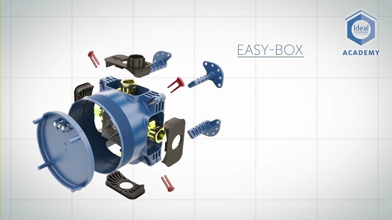 Встраиваемый смеситель с термостатом Ideal Standard EASYBox - YouTube