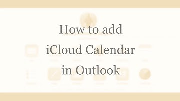 How to add iCloud Calendar to Outlook