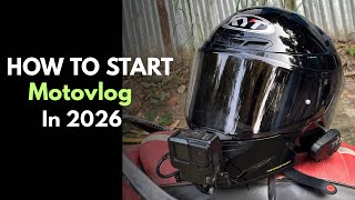 How to start motovlog in 2026😍|Beginer to pro😍|Motovloging setup under bugdet