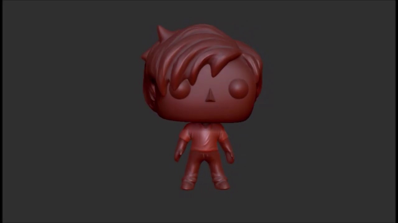 funko zbrush render