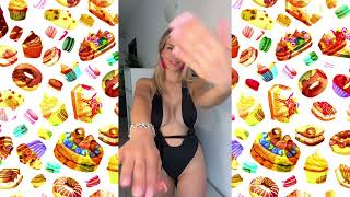 big bank challenge tiktok free🍑 Transparent dress challenge 👙😱#tiktok #foryou #trending #viral