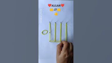 Allah name Art 💖❣️💞❤️ALLAH🤲#viral #allah #islamic #islamicart #art #shortvideo #subscribe