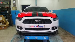 Ford Mustang.  Дубль два. Повреждения. Разборка морды. Замеры.