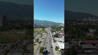 Sofia City Drone Stunning Sunset Over The Capital