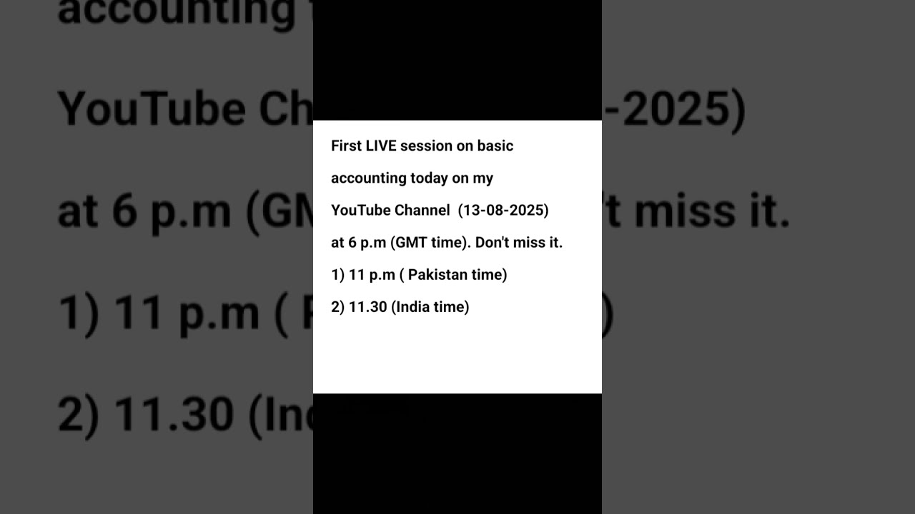 Free Accounting Course