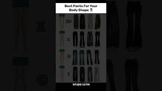 Best Pants For Every Leg Shape 👖 | X, O, And I Body Guide #FashionTips #StyleGuide #JeansGuide