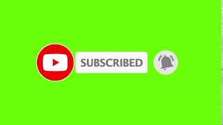Youtube Like Subscribe Bell Icon Ons Green Screen L End Screen