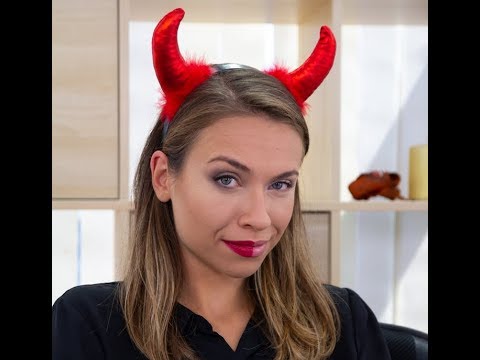 Halloween Schminke für Frauen - Engel und Teufel schminken - YouTube