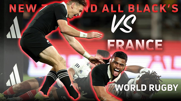 New Zealand All Blacks vs France - Men's | 2025 Men's l World Rugby