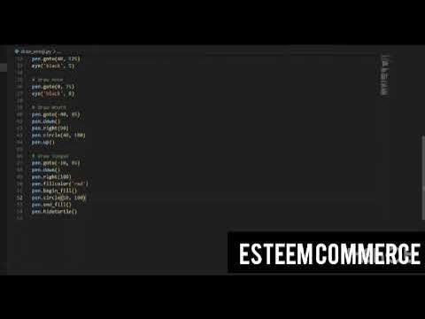 SMILING EMOJI IN CODE LANGUAGE| PYTHON| PROGRAMMING - YouTube