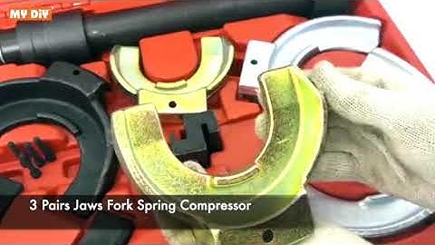 MY DIY SRUNV AUTOMOTIVE INTERCHANGEABLE FORK STRUT COIL SPRING COMPRESSOR 3 PAIRS JAWS FORK SPRING