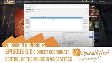 Old - Episode 6.5: Direct Coordinate Control of the Mouse in VoiceAttack | Voice Control Series