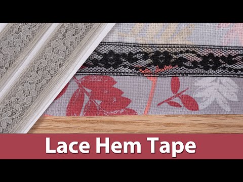 How to Sew With Lace Hem Tape 