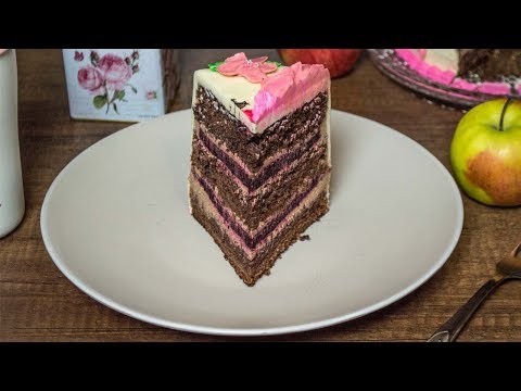 वीडियो: केक "चॉकलेट में करंट"
