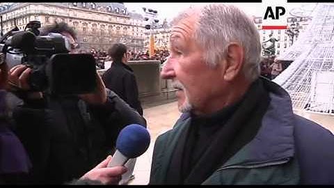 Vigil to mark year of captivity for two French journalists in Afghanistan