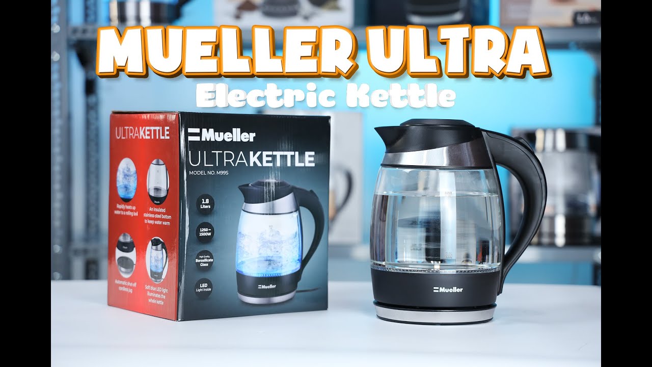 Mueller Ultra Kettle 1500W Electric Kettle Cordless 1.8 Liter
