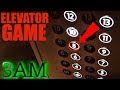 (GONE WRONG) PLAYING THE ELEVATOR GAME AT 3AM CHALLENGE (We saw her...)