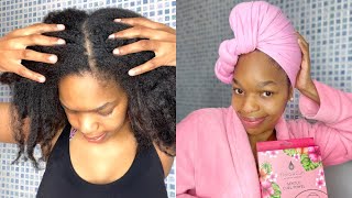 Natural hair hydration routine~ for dry hair.