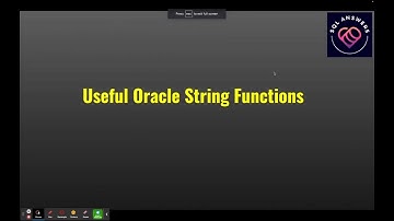 Useful Oracle String Functions - Learn These String Functions to Help You Save Time