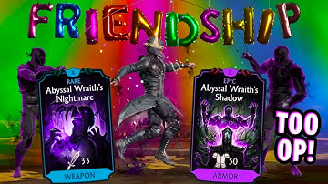 MK Mobile. Noob Saibot Friendship Gear is AMAZING! Incurability on Tag???