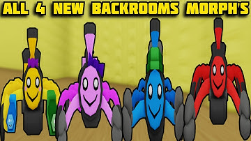 UPDATE - How To Get ALL 4 NEW TRAIN MORPH in Find The Backrooms Morphs - Roblox