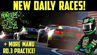 Gran Turismo 7: NEW USA DAILY RACES! + GTWS MANUFACTURERS CUP RD.3 - DEEP FOREST RACEWAY [PRACTICE]