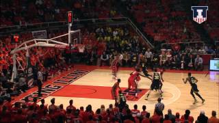 Illinois Men's Basketball Highlights vs. Michigan 2/12/15
