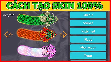 Wormate.io - Hướng Dẫn Làm Skin ( Rồng, Rắn, Độc Quyền )
