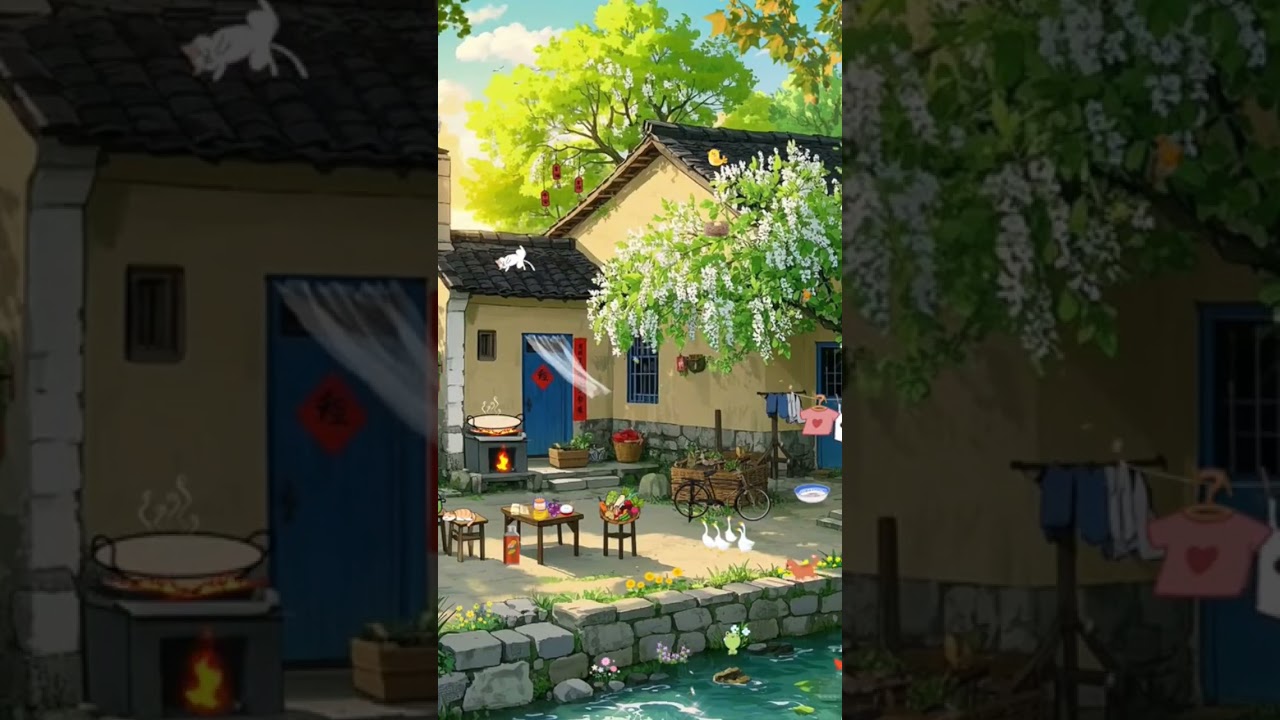 Cozy Countryside Life | Peaceful Animated Scenery ✨️🏕 