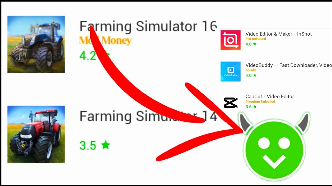 How To MOD Android Apps | Android Mod Game | Farming simulator Mod Apps ...