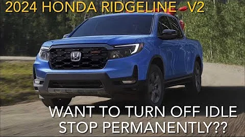 Idlestopper v2- 2024-2026 Honda Ridgeline - Turn OFF auto idle stop permanently