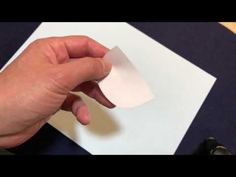 長唄 三味線 撥皮を貼り替える（古い撥皮を剥がし、新しい撥皮を