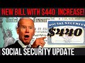 FINALLY! HUGE $440 SOCIAL SECURITY INCREASE! SSI SSDI VA Payments | Social Security Update